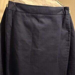 J. Crew Navy Pencil Skirt